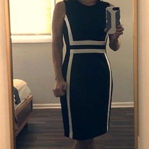 Calvin Klein Scuba Sheath NWT Sz 4